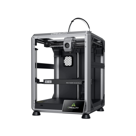 Imprimante 3D fermée Creality K1 SE - Volume : 22 x 22 x 25 cm - Double extrudeuse à entraînement direct - Vitesse maximale : 60