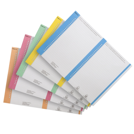 Elba Bristol Lot de 10 feuilles A5 de 27 étiquettes pour dossiers suspendus n° 8 14,4 x 6 mm - Matériau Bristol résistant - Form