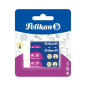 Pelikan AL20 Lot de 3 gommes - Vinyle - Emballage blister - Sans latex - Blanches