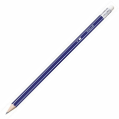 Lot de 12 crayons graphite bleus