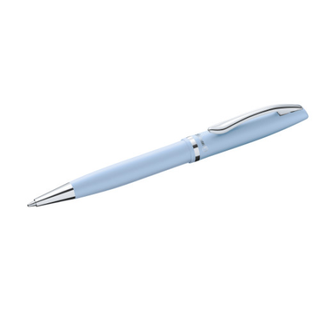 Stylo bille Pelikan Jazz Pastel Twist - Pointe moyenne - Corps laqué - Rechargeable - Bleu pastel