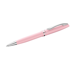 Stylo à bille Pelikan Jazz Pastel Twist - Pointe moyenne - Corps laqué - Rechargeable - Rose pastel