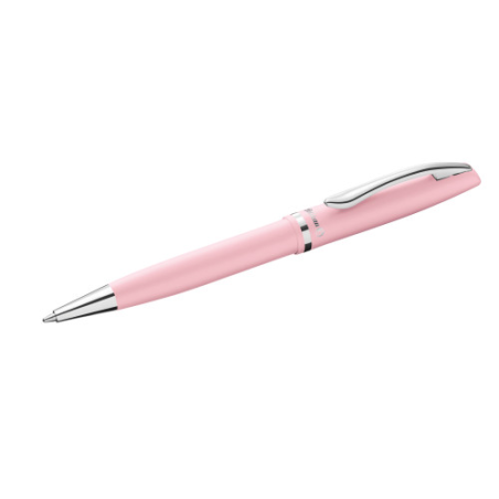 Stylo à bille Pelikan Jazz Pastel Twist - Pointe moyenne - Corps laqué - Rechargeable - Rose pastel