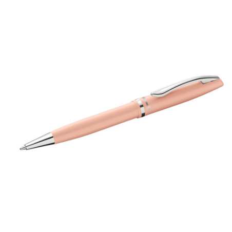 Stylo bille Pelikan Jazz Pastel Twist - Pointe moyenne - Corps laqué - Rechargeable - Pêche pastel