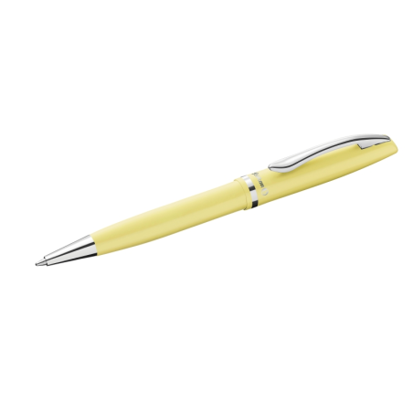 Stylo bille Pelikan Jazz Pastel Twist - Pointe moyenne - Corps laqué - Rechargeable - Jaune pastel