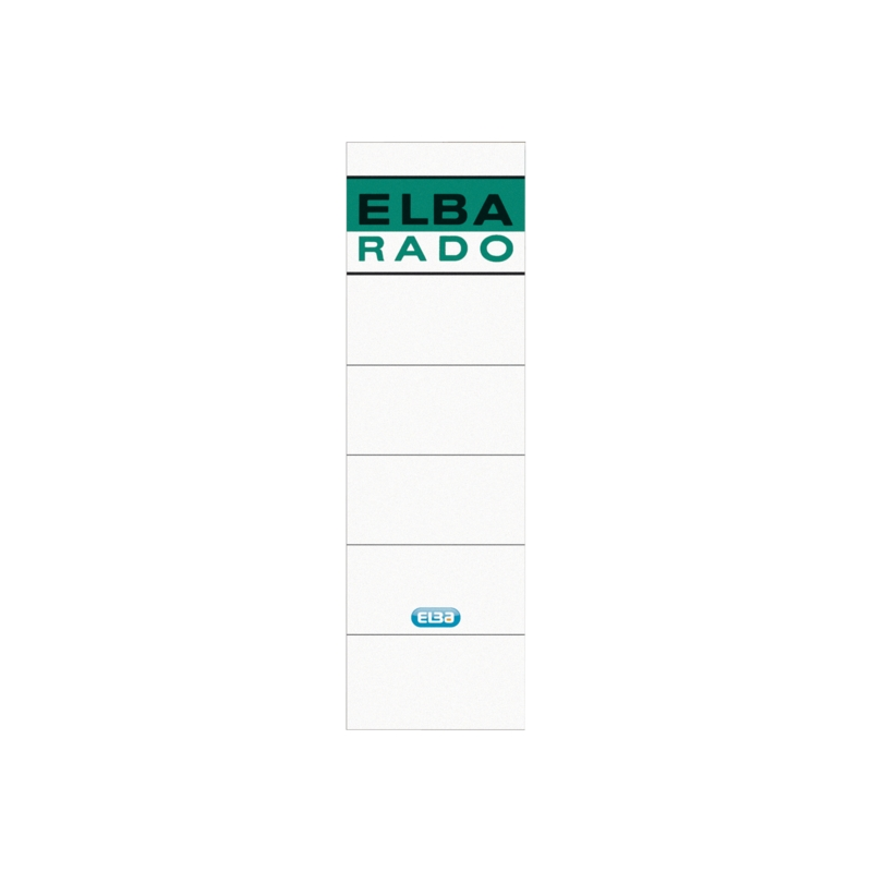Etiquettes Adhésives Elba L80mm - Faciles à Coller - Taille L80mm - Idéales pour Organiser et Étiqueter - Couleur Blanc