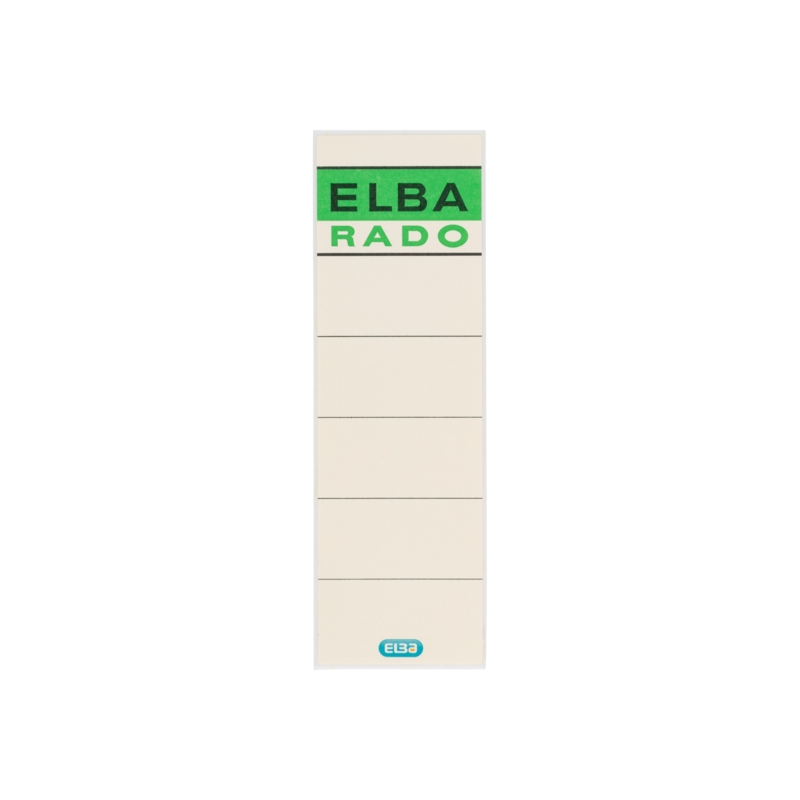 Elba Pack de 100 Etiquettes Adhésives L80mm - Facile à Coller - Mesure 80mm - Couleur Beige