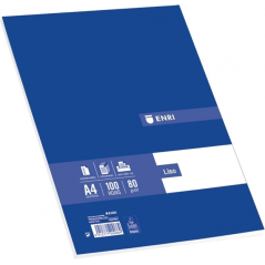 LOT de 30 Enri A4 Resmilleria Uni 100 feuilles - Papier de haute qualité - Format A4 standard - 100 feuilles - Couleur bleue