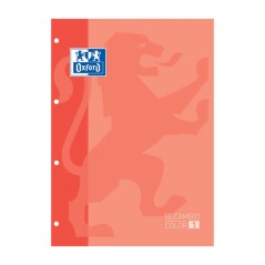 ✅ LOT de 5 Oxford School Classic Carnet de Rechange - Format A4 - Couverture Souple - Collé - Grille 5x5 - 80 F en stock