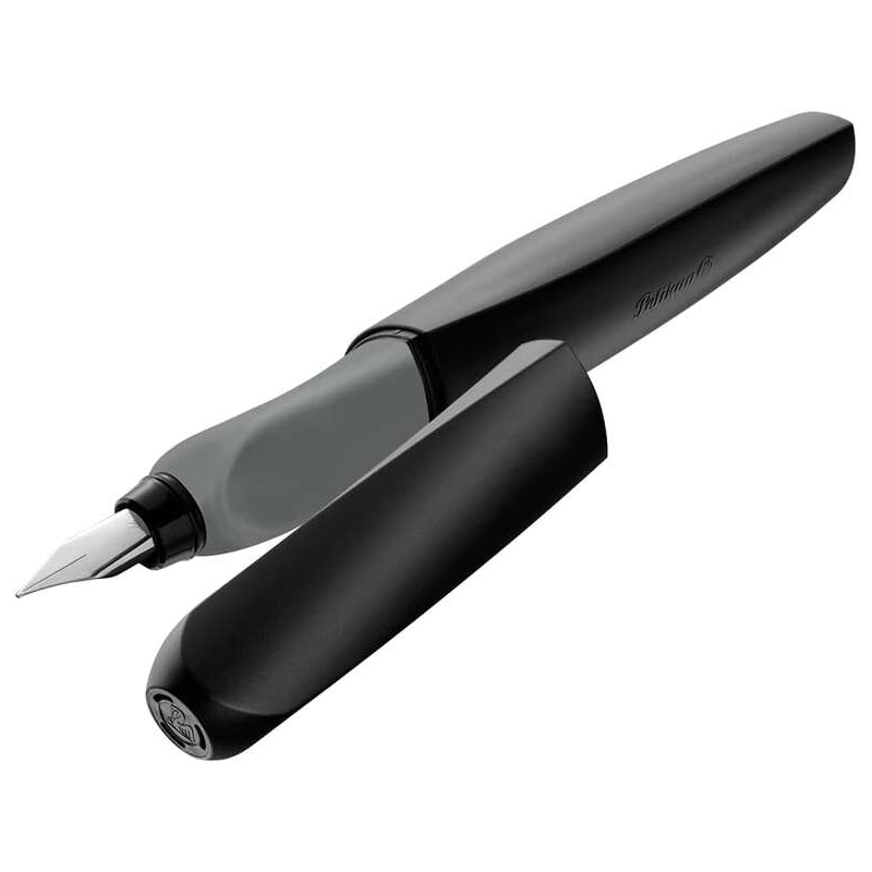 Pelikan Twist Estilog - Pointe Fine - Encre à Séchage Rapide - Couleur Noir