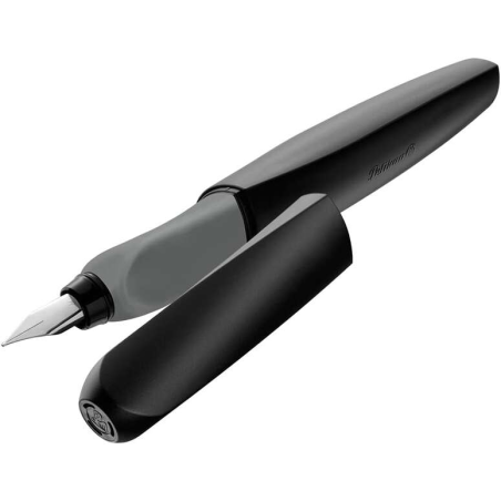 Pelikan Twist Estilog - Pointe Fine - Encre à Séchage Rapide - Couleur Noir