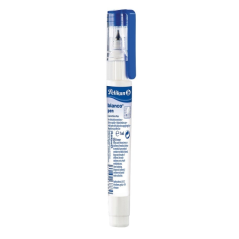 LOT de 12 Stylo correcteur liquide Pelikan Pen - Contenance 7 ml - Pointe micro métallique - Séchage rapide - Blanc