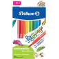 Pelikan Boîte de 10 marqueurs Brushpen - Pointe pinceau - Lavable