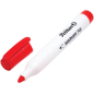 LOT de 10 Marqueur pour tableau blanc Pelikan 741F - Pointe 2 mm - Capuchon anti-sèchement - Effaçable à sec - Rouge