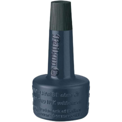 Encre à tamponner sans huile Pelikan - 28 ml - Idéale pour les tampons - Couleur noire