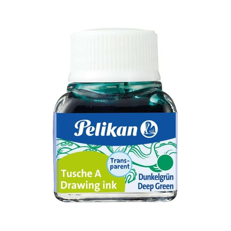 Pelikan China Ink 523 10ml N.7 - Flacon de 10ml - Idéal pour le dessin et la calligraphie - Résistant à l'eau et séchage rapide