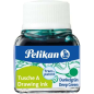 Pelikan China Ink 523 10ml N.7 - Flacon de 10ml - Idéal pour le dessin et la calligraphie - Résistant à l'eau et séchage rapide