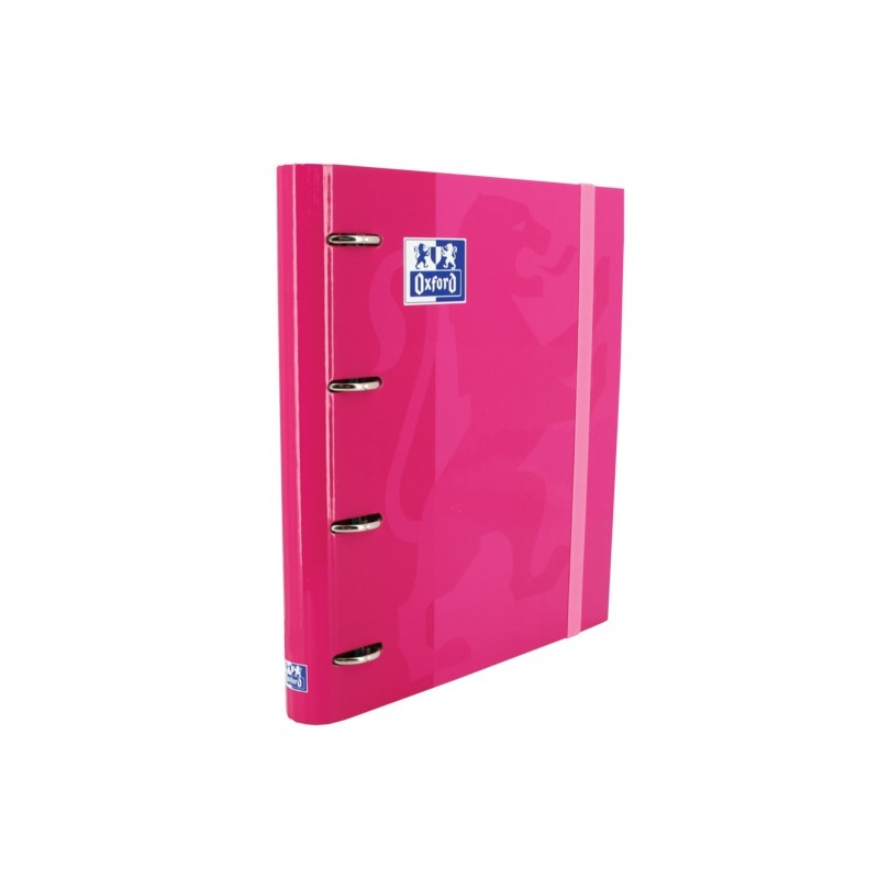 Classeur européen Oxford Classic A4+ - Couverture extra rigide résistante - Dos 45 mm - Anneaux 4Dx35 mm - Recharge 5x5 incluse