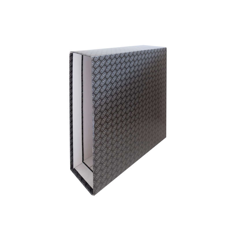 LOT de 20 Elba Boîtes de classement et dossiers à anneaux – Format folio – Dos de 85 mm – Matériau en carton laminé – Couleur no