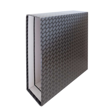 LOT de 20 Elba Boîtes de classement et dossiers à anneaux – Format folio – Dos de 85 mm – Matériau en carton laminé – Couleur no