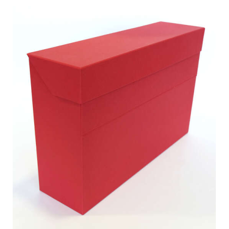 LOT de 3 Boîte de Transfert Résistante Elba 39,6x25,4cm - Couvercle avec Verrouillage de Sécurité - Poignée Ergonomique - Couleu