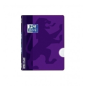 Cahier agrafé Oxford - Format A5+ - 48 feuilles de papier 90 g/m² - Quadrillage 4x4 mm avec marges - Couverture plastique - Rési