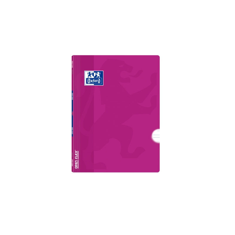 LOT de 10 Oxford School Classic Openflex A5+ Carnet agrafé – Couverture en plastique robuste – Règle 3.5 avec marge – 48 feuille