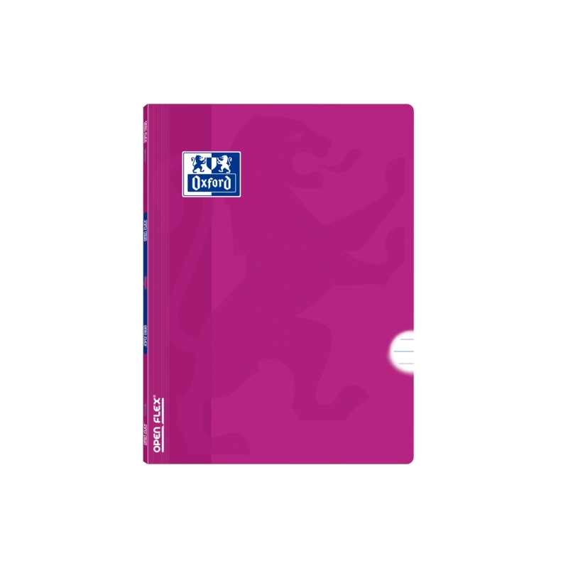 LOT de 10 Oxford School Classic Openflex A4 Agrafé Carnet - Couverture Plastique Robuste - 1 Ligne avec Marge - 48 Feuilles de P
