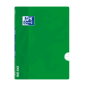 LOT de 10 Oxford School Classic Openflex A4 - Couverture en plastique robuste - Carnet agrafé avec règle et marge de 3,5 - 48 fe