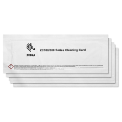 Pack de 5 cartes de nettoyage Zebra pour ZC100 ZC300