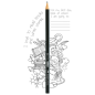 Crayons graphite HB Faber-Castell 1111 lot de 12 noir Crayons graphite HB Faber-Castell 1111 lot de 12 noir