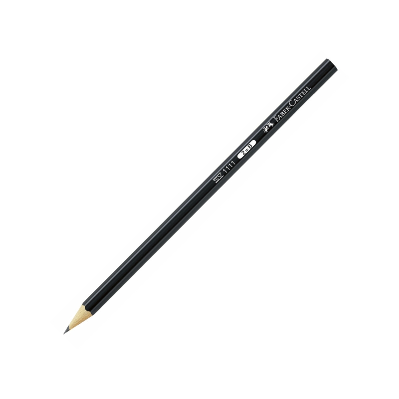 Crayons graphite Faber-Castell 1111 B x12 noirs Crayons graphite Faber-Castell 1111 B x12 noirs