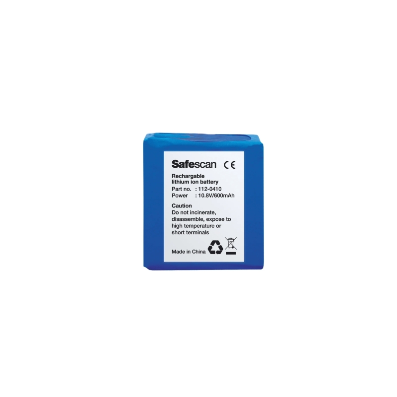 Safescan LB-105 Batterie Rechargeable pour Détecteur de Faux Billets Safescan 155-S, 165-S et 185-S - Autonomie jusqu'à 30h