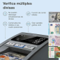 Vérificateur de billets Safescan 185-S - Vérification précise des billets de banque - Détection des contrefaçons - Vérification
