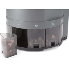 Safescan 1450 Eur Compteuse et trieuse automatique de pièces - Compte et trie 500 pièces par minute - Fonction d'impression - Ca