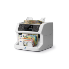 Compteur de billets Safescan 2865-S - Peut compter des billets mixtes - Écran tactile - Capacité jusqu'à 500 billets - 1200 bill