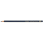 LOT de 12 Crayon graphite Faber-Castell Goldfaber 1221 2H - Haute qualité - Incassable - Corps bleu et rayures dorées