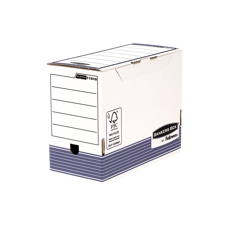 Bankers Box Boîte de classement format A4 à pliage rapide – Assemblage automatique – Certification FSC – Dimensions intérieures