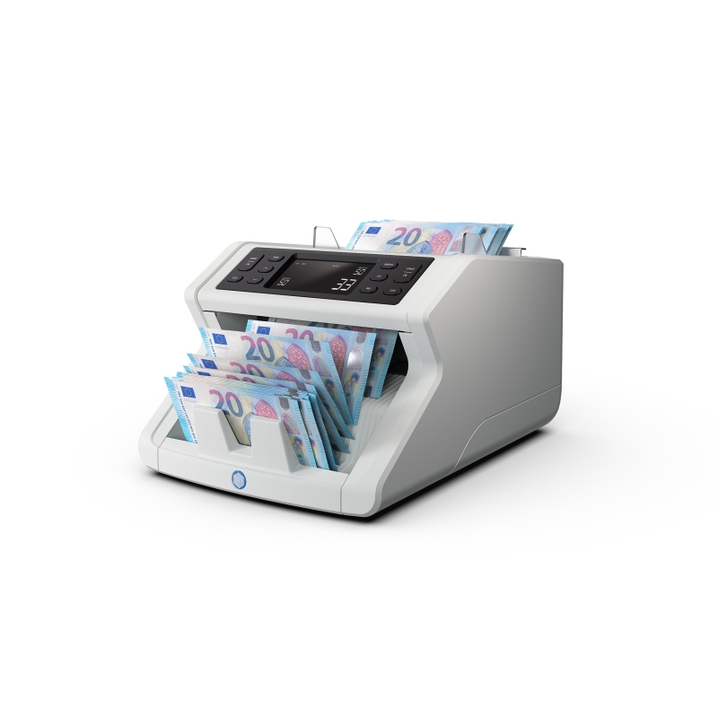 Compteuse de billets Safescan 2250 (G2) - Capacité jusqu'à 300 billets - 1 000 billets par minute - Détection de faux billets