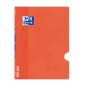 LOT de 10 Oxford School Classic Openflex A4 Agrafé Cahier - Couverture Plastique Robuste - 1 Ligne avec Marge - 48 Feuilles