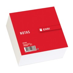✅ LOT de 12 Bloc-notes collé lisse rouge Enri – Facile à déchirer et à coller couleur rouge en stock