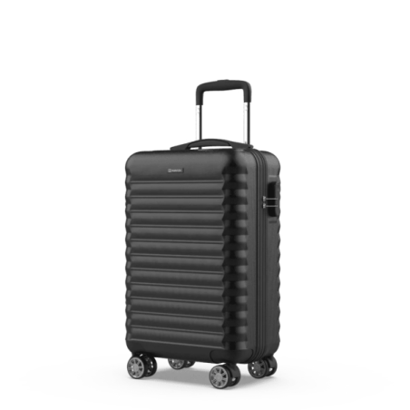Valise cabine rigide Numada Upfly 20" - 4 roulettes doubles 360° - Serrure à combinaison 3 chiffres - Dimensions 55 x 36 x 19 cm