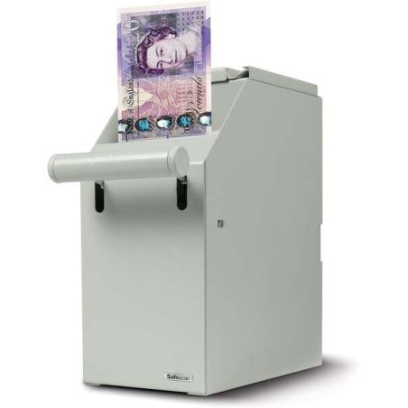 Safescan 4100 Blanc - Stockage sécurisé des billets - Conception en acier durable - Accès facile et discret - Confiance et quali