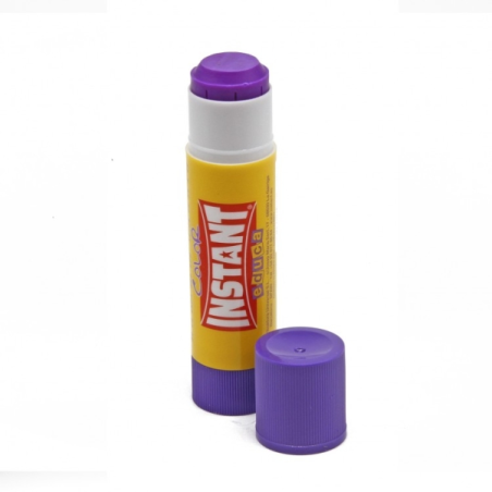 LOT de 24 Bâton de colle Instant Color Educa 20 g - Convient aux enfants et/ou à un usage domestique - Lavable - Sans solvant -