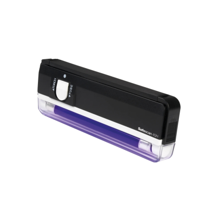 Détecteur de faux billets portable Safescan 40H - Lampe ultraviolette 4W - Lampe de poche LED pour vérification visuelle