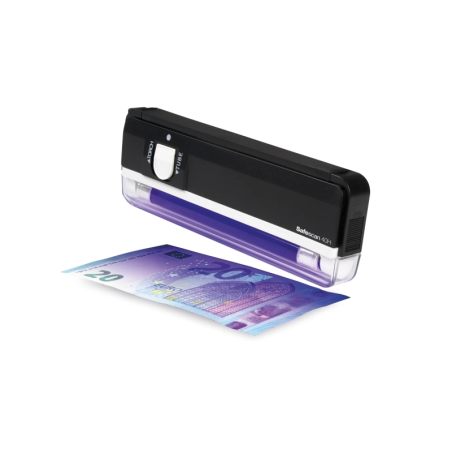 Détecteur de faux billets portable Safescan 40H - Lampe ultraviolette 4W - Lampe de poche LED pour vérification visuelle