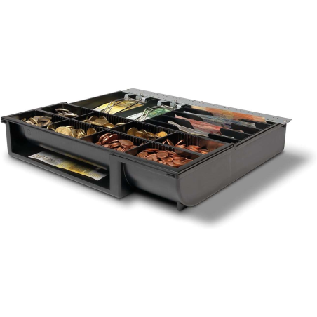 Tiroir Safescan 4141T2 - Changements de vitesse efficaces - Conception réglable - Comptage rapide - Compatibilité avec les tiroi
