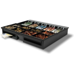 Tiroir de changement de vitesse Safescan 4646T - Conception réglable - Comptage rapide - Compatible avec le tiroir HD-4646S