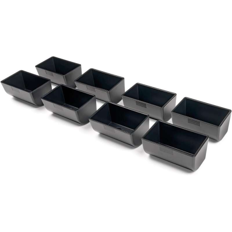 Safescan 4141CC Lot de 8 gobelets à tiroirs – Organisez et protégez vos billets et pièces de monnaie – Compatible avec les tiroi