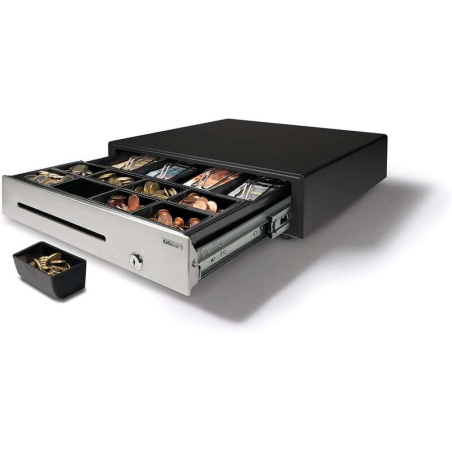 Safescan 4141CC Lot de 8 gobelets à tiroirs – Organisez et protégez vos billets et pièces de monnaie – Compatible avec les tiroi